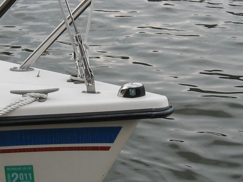 Attwood 3540 bi-color light. (That's a mayfly to the left.)