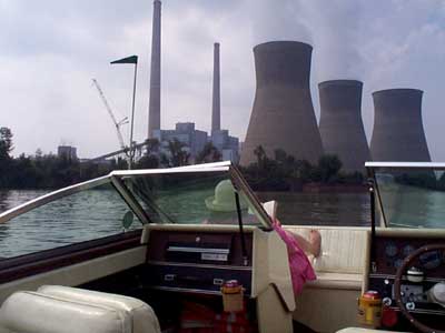 John Amos Power Plant. (It's coal fired.)