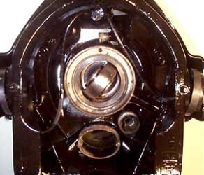 The gimbal plate is all cleaned up and the new gimbal bearing is on its way in.